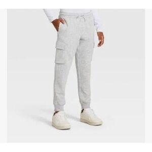 All in Motion Boys' Active Comfort Fleece Cargo Jogger Sweatpants NEW XL